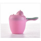 Bathing Mug Cum Plastic Water Ledle | Pink Color