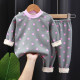 Children's Clothing Top-Bottom Set | For Cool Night and AC Room | Plove pink dot Print