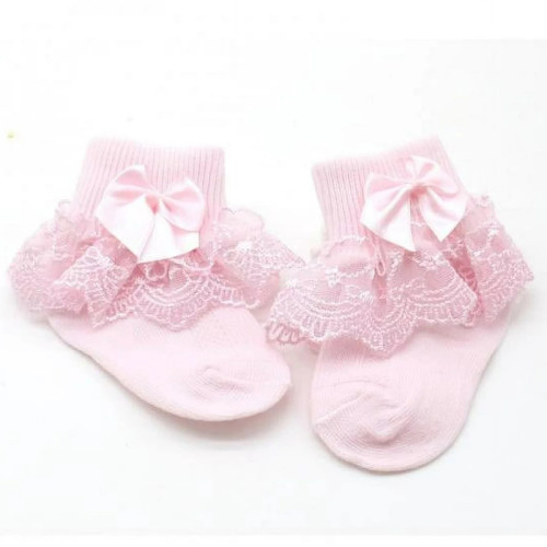 Soft & Comfortable Breathable Baby Socks | Pink-Lokkisona-bangladesh