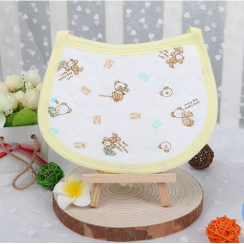 2 Pcs LUL Bibs 100% Cotton Fabric Newborn Baby | Made In China | Yellow Color