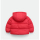 Cozy Up in Style: Children's Velvet Fleece Winter Down Jacket in Red