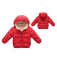 Padded Children's Fleece Keep Warm Down Jacket | Increased Thickness | Red Color Style