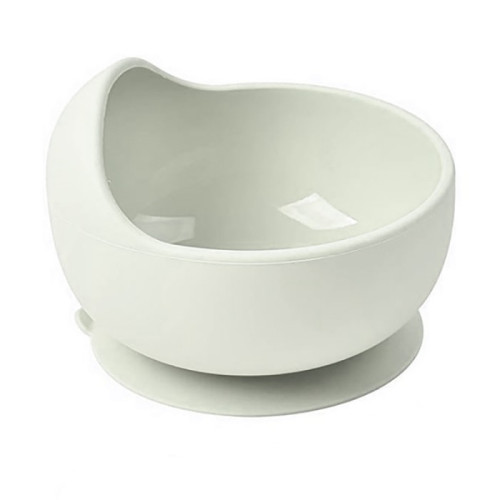 High Quality Food Graded Non-Slip Baby Silicon Bowl  | Wood Suction | Marble Color