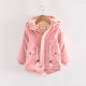 Winter Warm Down Jacket With Hood - Cotton & Thick Filling - Pink Fuchsia Color - 2-4 Year