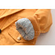 Winter Warm Down Jacket With Hood - Cotton & Thick Filling - Yellow Fleece - Color 2-4 Year