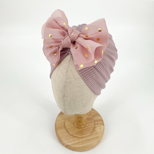 Purple Pink-Adorable Bowknot Headband: The Perfect Hair Accessory for Your Baby Girl!