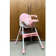 3 In 1 Premium Quality Foldable Baby Feeding high Chair | Multifuntional | Pink-Lokkisona-bangladesh