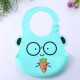 Silicone Waterproof Silicone Baby Feeding Bibs With Food Catcher Pocket
